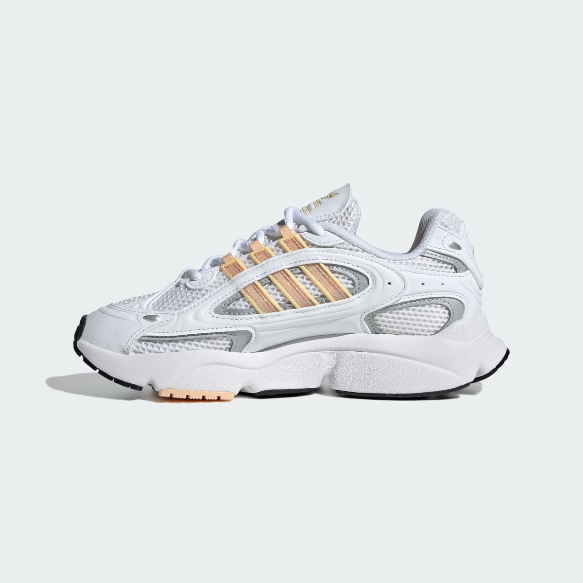 Overkicks - Adidas Ozmillen Cloud White Glow Orange Crystal Sand (Womens) (ID0572) - detalle talon