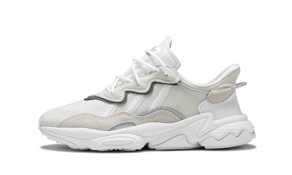 Overkicks - Adidas Ozweego Cloud White Silver Metalic (EG0552) - vista lateral