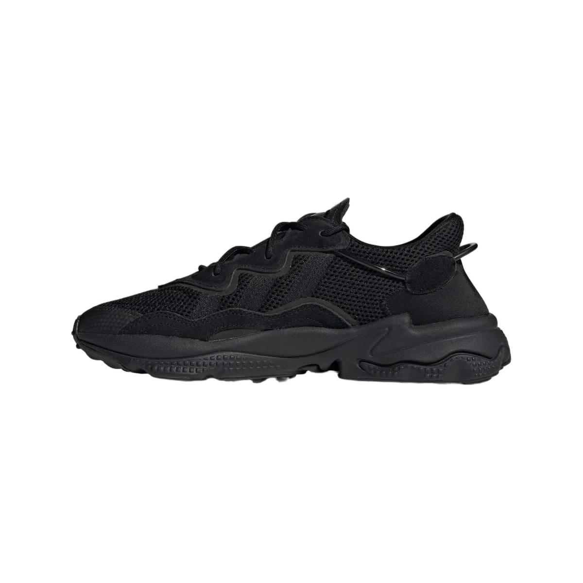 Overkicks - Adidas Ozweego Core Black (EE6999) - detalle talon