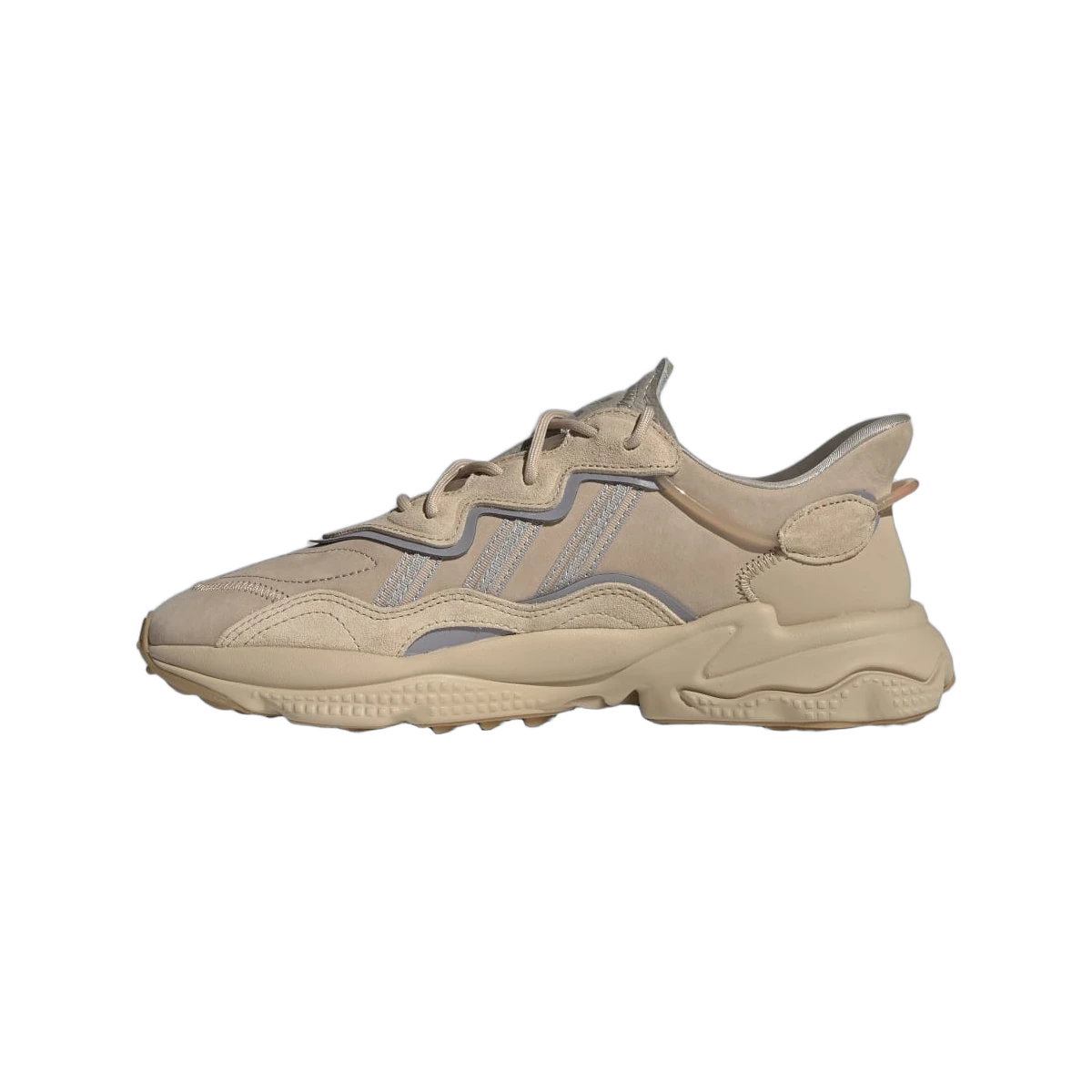 Overkicks - Adidas Ozweego Pale Nude (EE6462) - detalle lateral interior