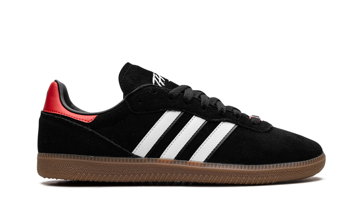 Overkicks - Adidas Palos Hills 100 Thieves Carbon Collegiate Orange (JH9125) - detalle talon