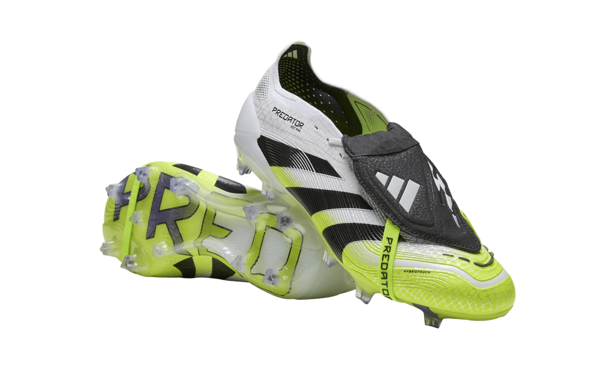 Overkicks - Adidas Predator Elite Foldover Tongue FG Lucid Lemon Pack (JI1092) - vista lateral