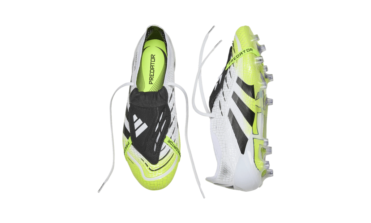 Overkicks - Adidas Predator Elite Foldover Tongue FG Lucid Lemon Pack (JI1092) - detalle suela