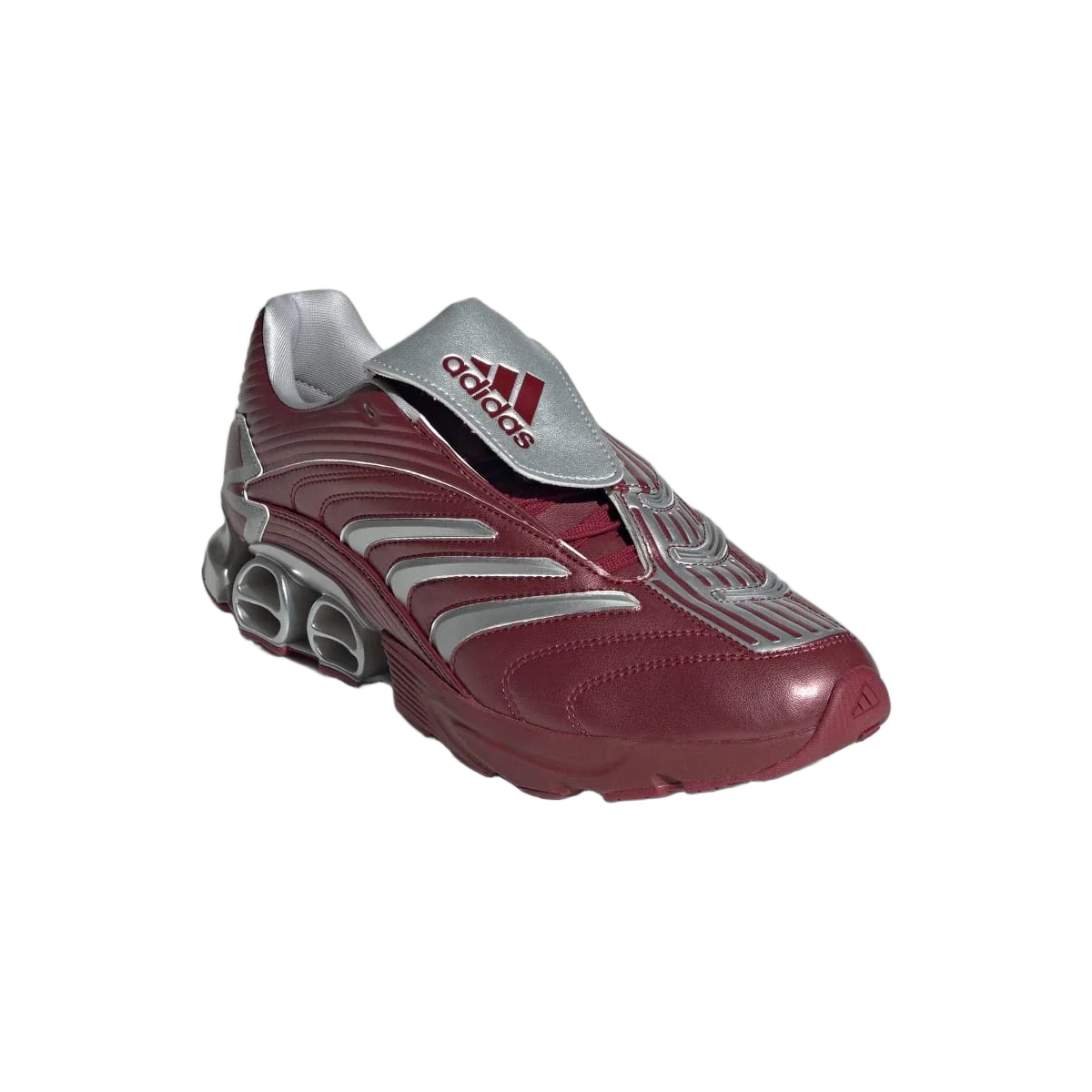 Overkicks - Adidas Predator Megaride Burgundy Silver Metallic (JS1554) - detalle suela