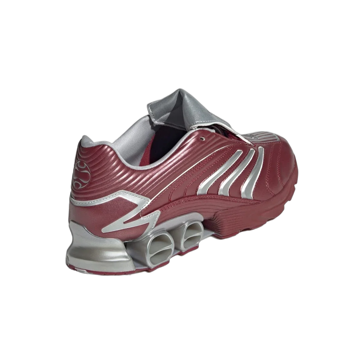 Overkicks - Adidas Predator Megaride Burgundy Silver Metallic (JS1554) - vista superior