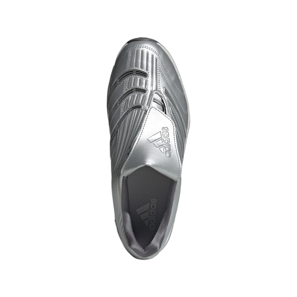 Overkicks - Adidas Predator Megaride Grey Silver Metallic (JS1555) - vista trasera