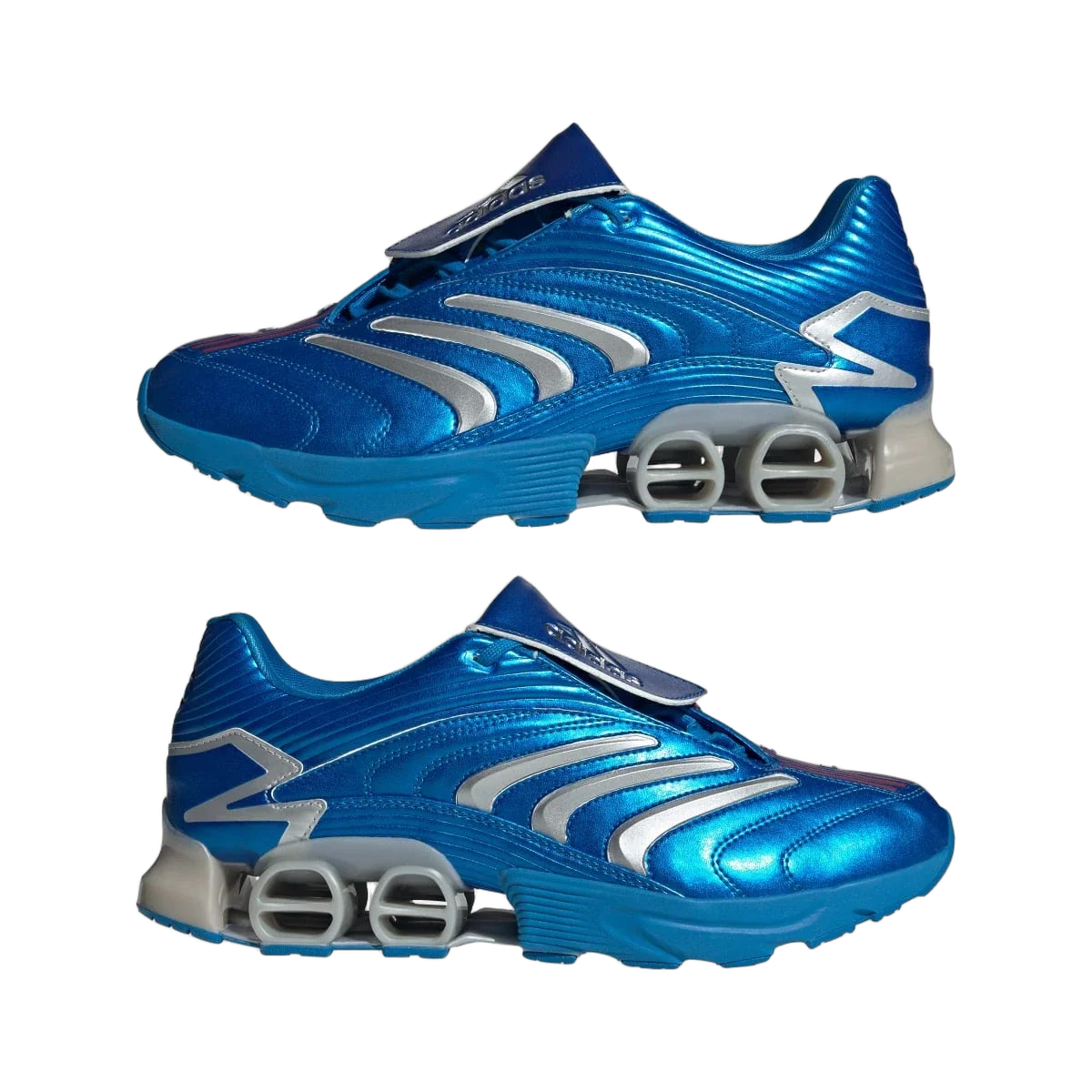 Overkicks - Adidas Predator Megaride Metallic Blue (JI3515) - detalle lateral interior