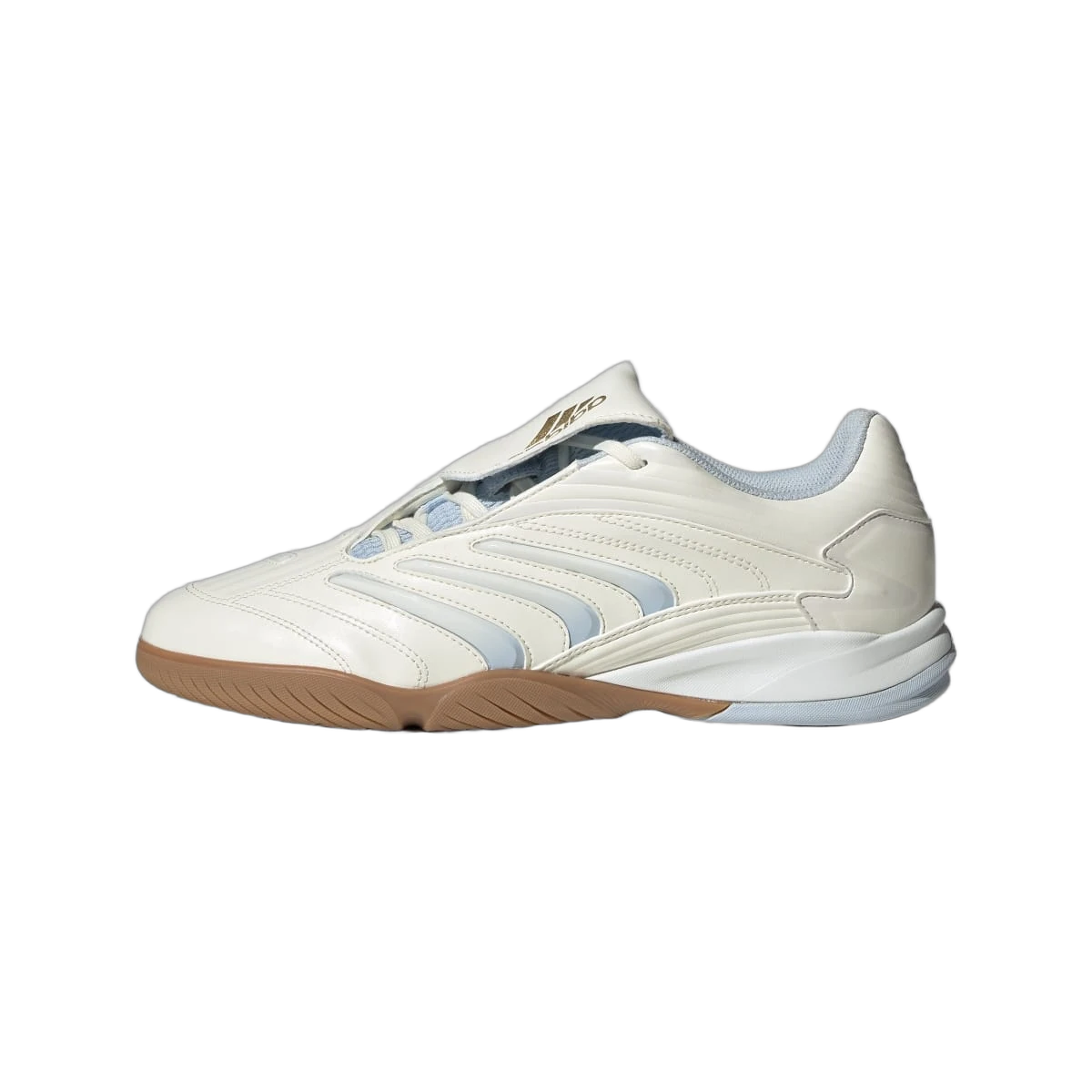 Overkicks - Adidas Predator Sala Off White Crystal Sky Gum (IH7092) - vista lateral