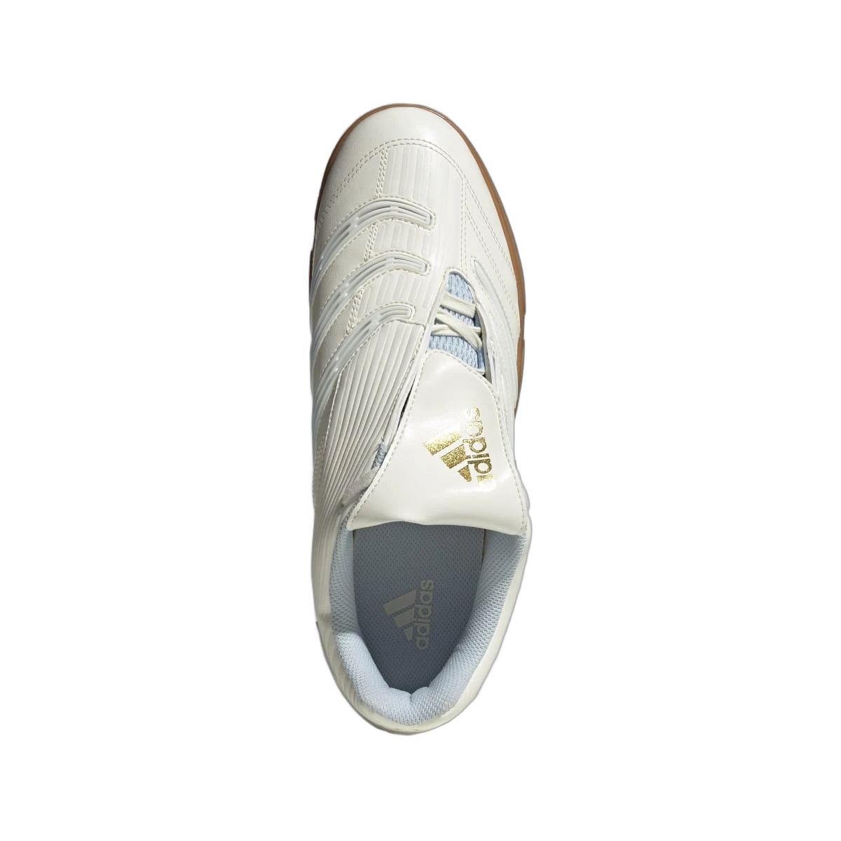 Overkicks - Adidas Predator Sala Off White Crystal Sky Gum (IH7092) - vista trasera