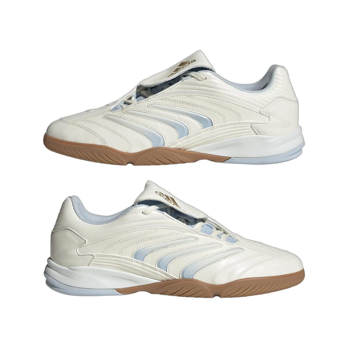 Overkicks - Adidas Predator Sala Off White Crystal Sky Gum (IH7092) - detalle lateral interior