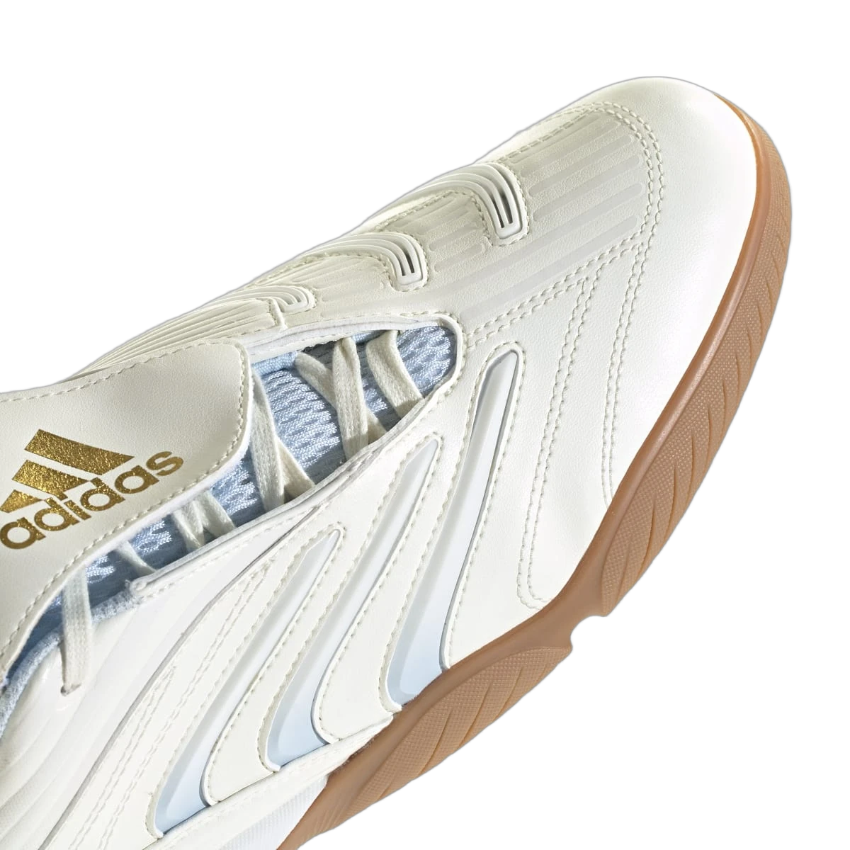 Overkicks - Adidas Predator Sala Off White Crystal Sky Gum (IH7092) - detalle