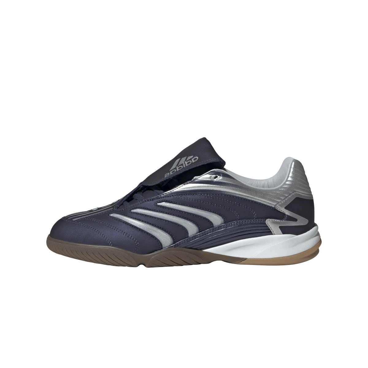 Overkicks - Adidas Predator Sala Shadow Navy Silver (JR4227) - vista lateral