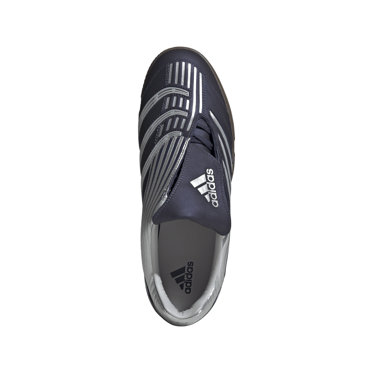 Overkicks - Adidas Predator Sala Shadow Navy Silver (JR4227) - par completo
