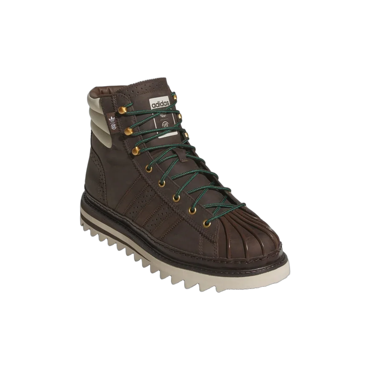 Overkicks - Adidas Pro Model CLOT by Edison Chen Dark Brown (JQ1263) - detalle suela