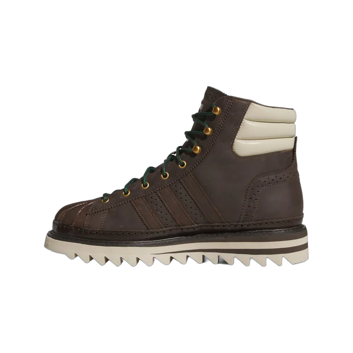 Overkicks - Adidas Pro Model CLOT by Edison Chen Dark Brown (JQ1263) - detalle talon