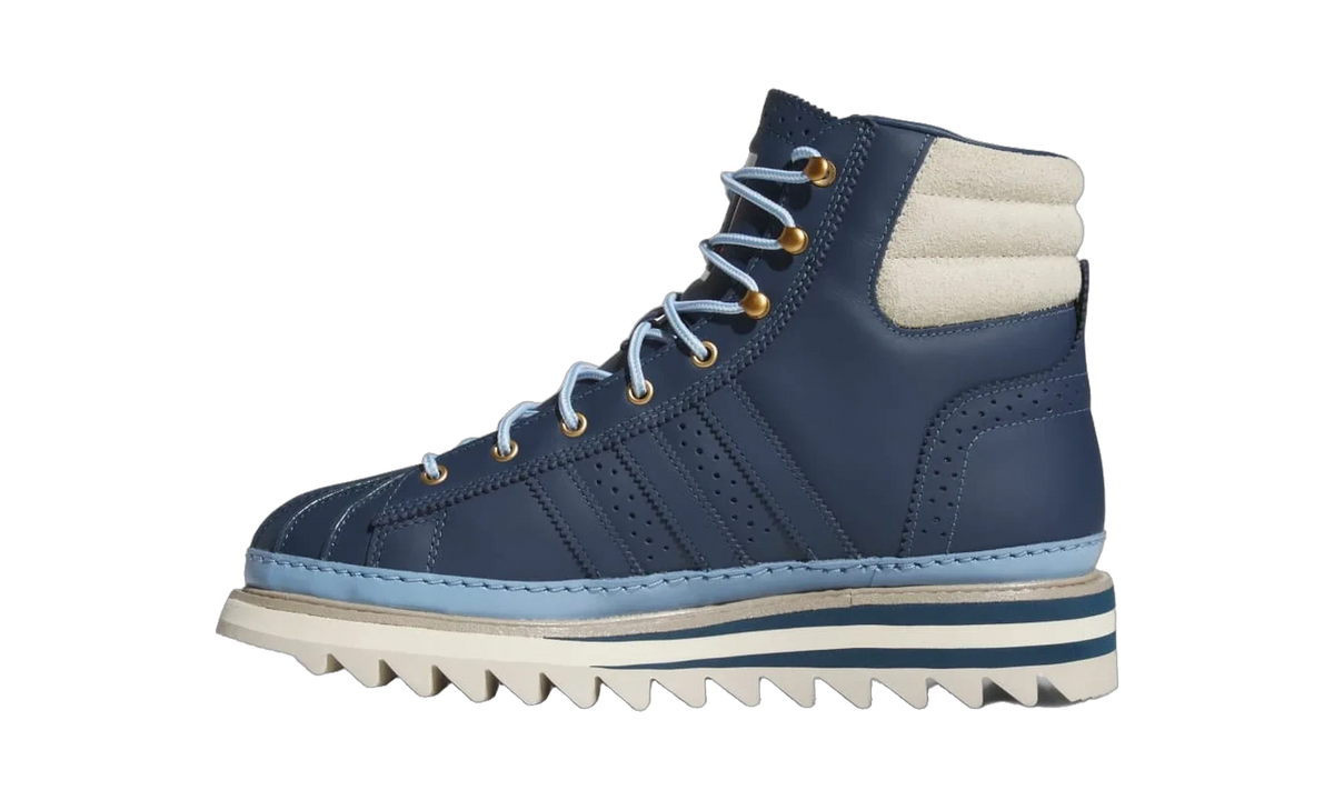 Overkicks - Adidas Pro Model CLOT by Edison Chen Mineral Blue (JQ1260) - detalle talon