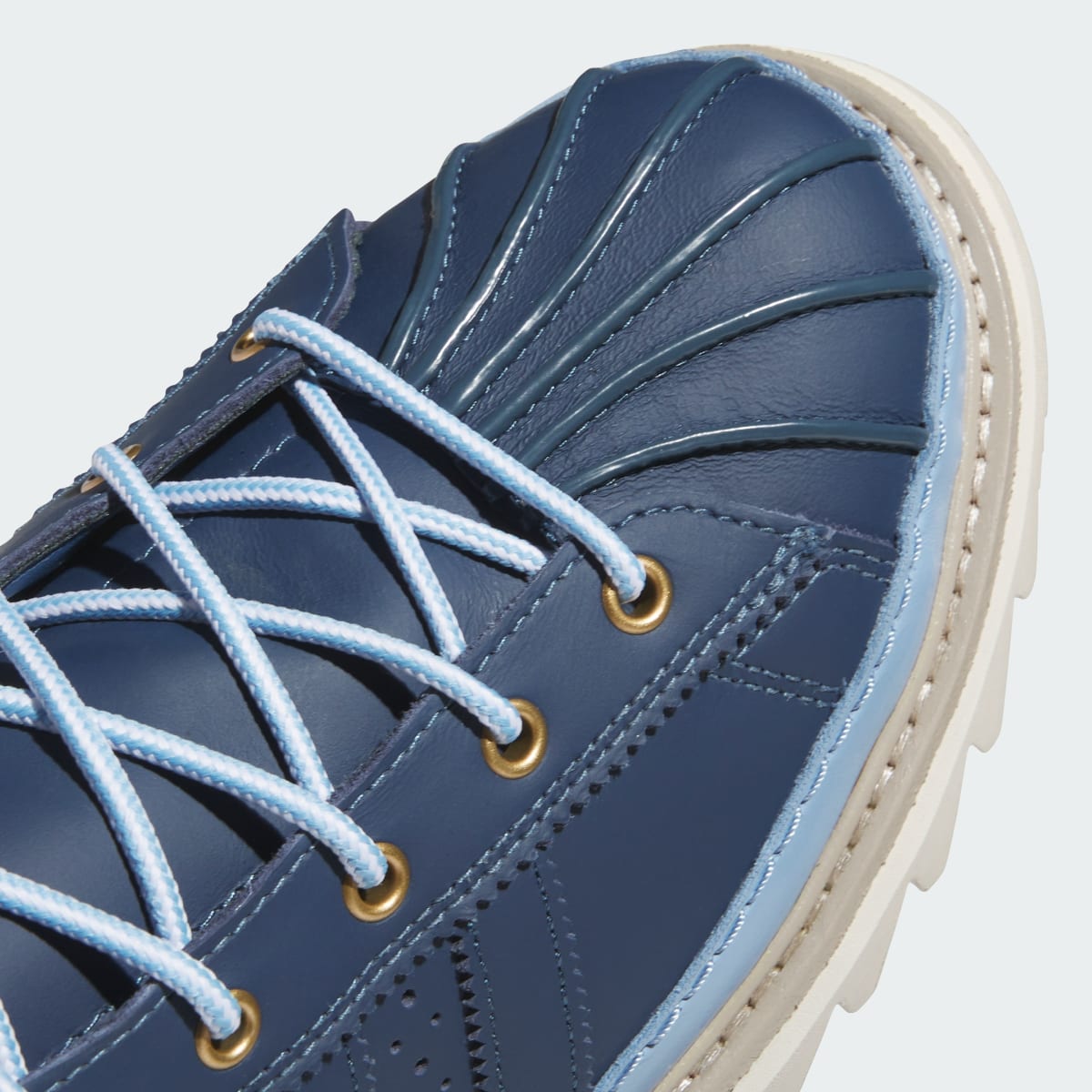 Overkicks - Adidas Pro Model CLOT by Edison Chen Mineral Blue (JQ1260) - detalle lateral interior