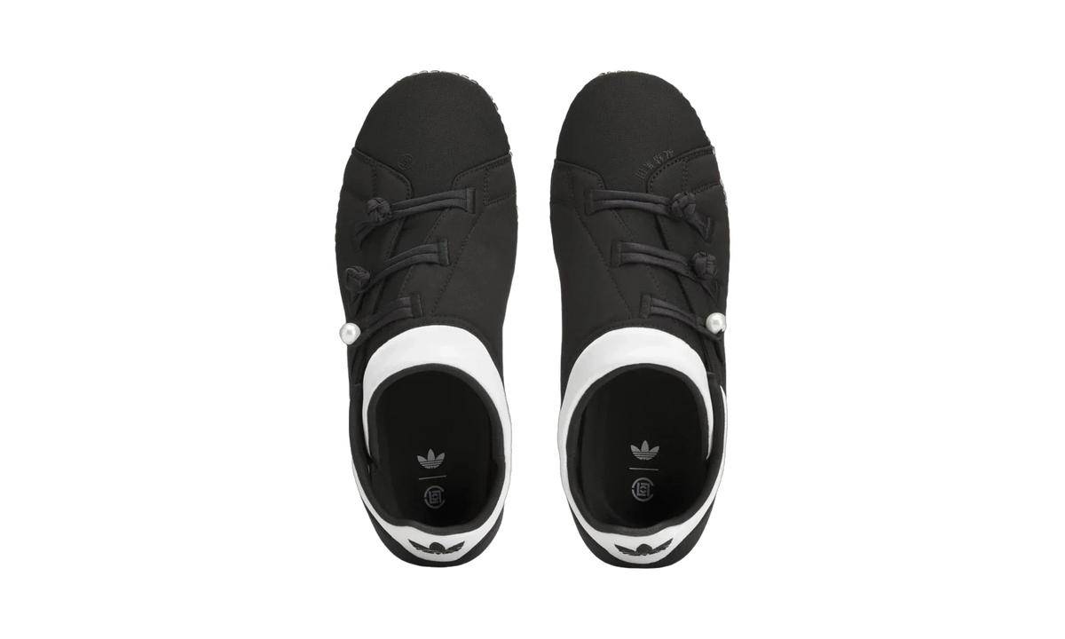 Overkicks - Adidas Qi Flow CLOT by Edison Chen Black White (JQ4053) - detalle suela