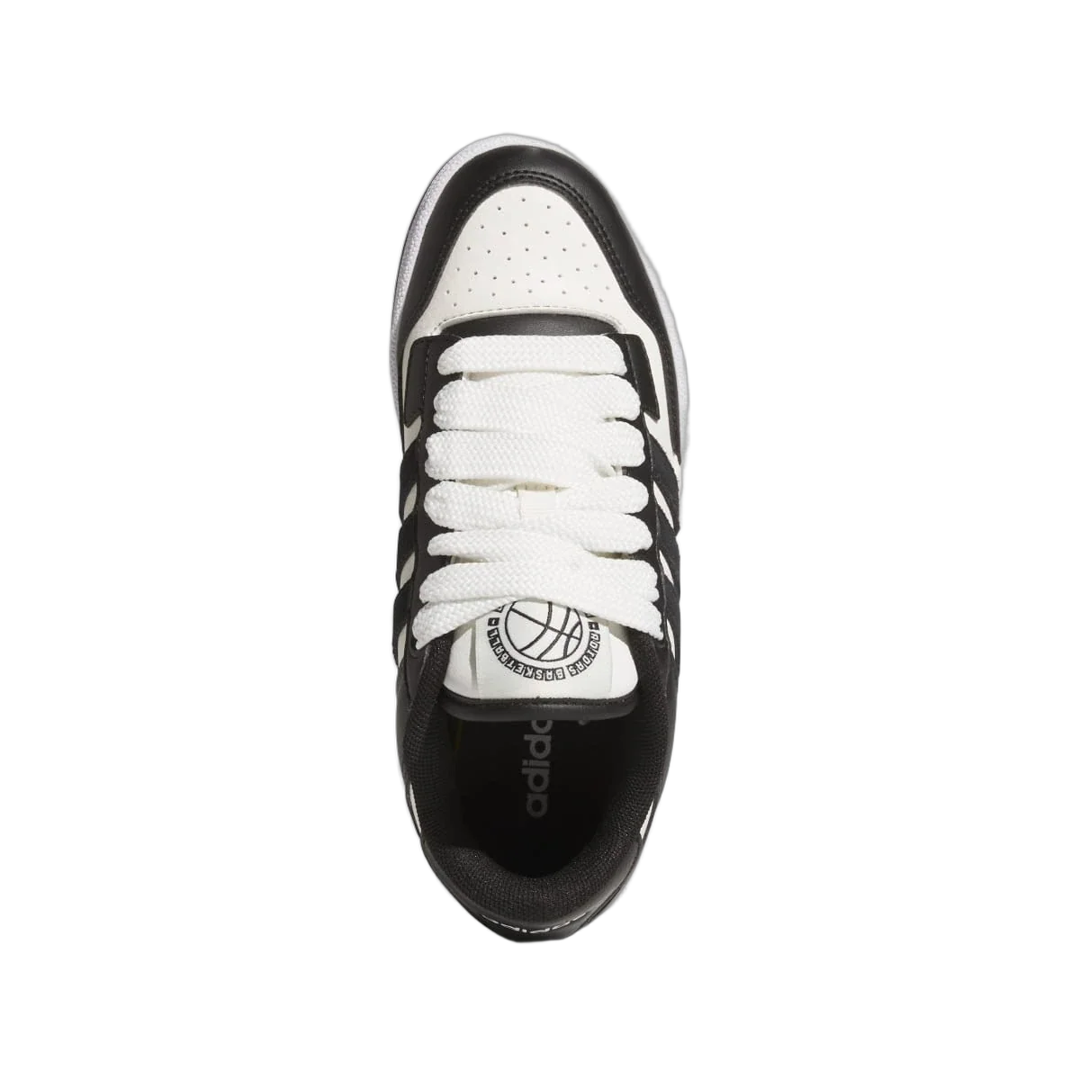 Overkicks - Adidas Rapid Court Low Core Black Cloud White (GS) (JR0166) - imagen 2