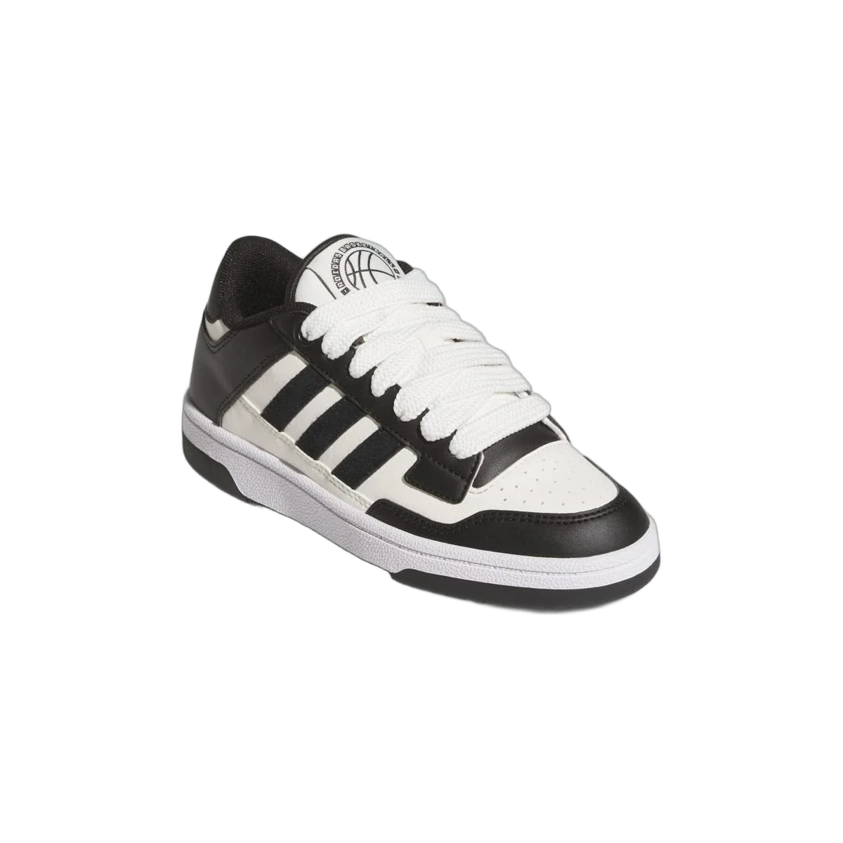 Overkicks - Adidas Rapid Court Low Core Black Cloud White (GS) (JR0166) - imagen 4