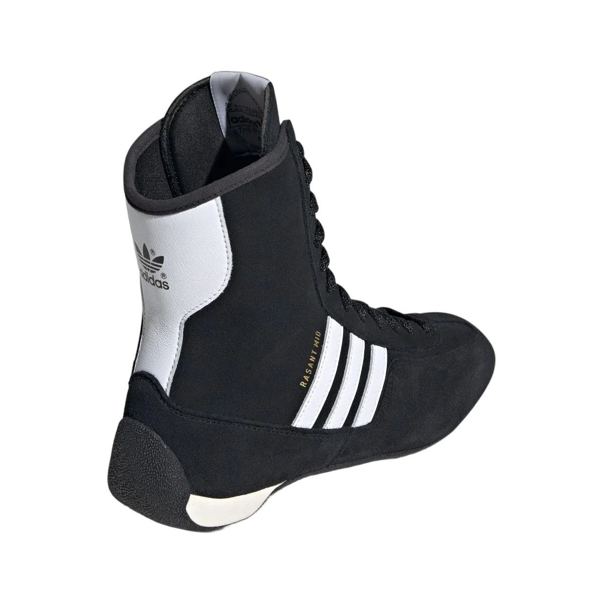 Overkicks - Adidas Rasant Mid Black White (Womens) (JH6665) - vista superior