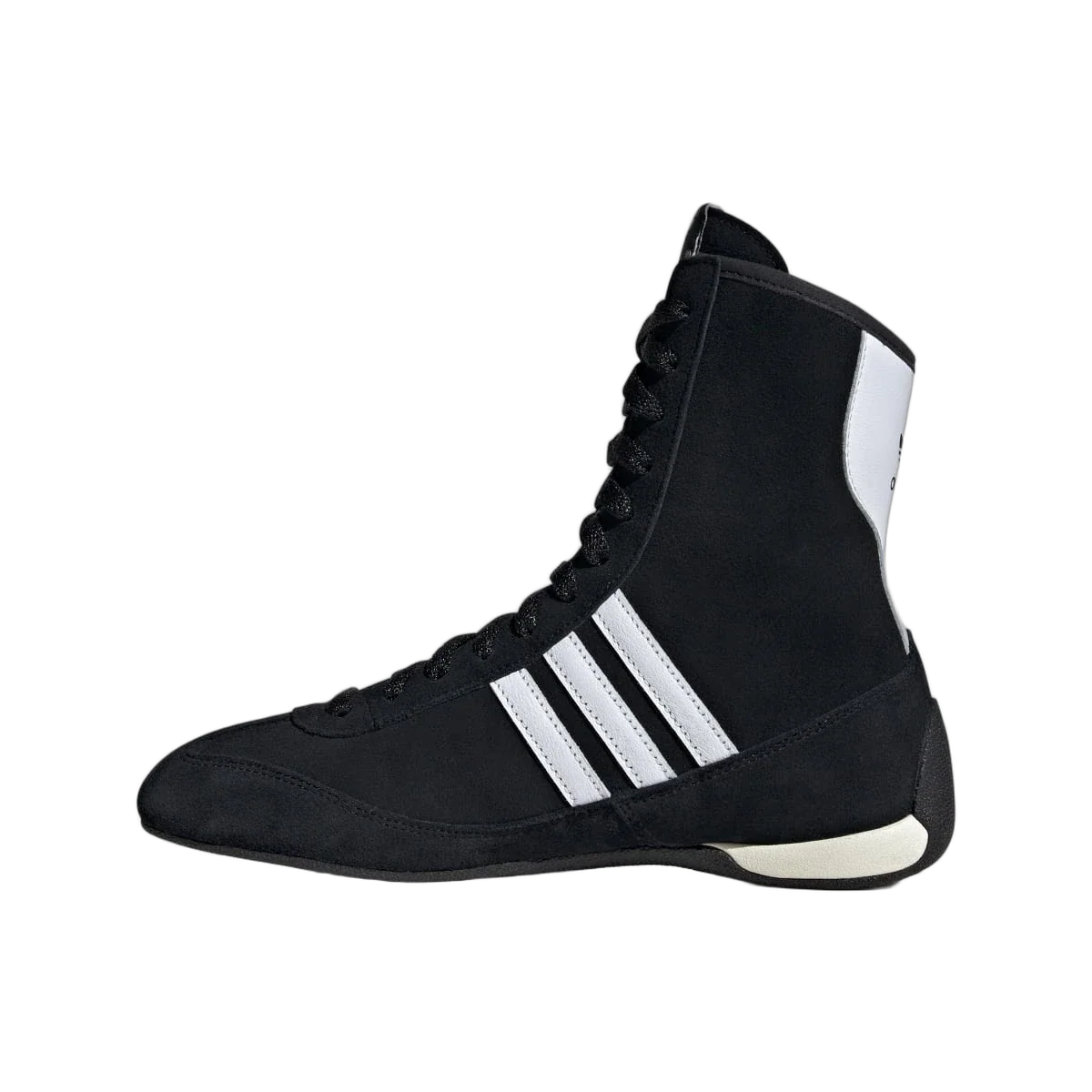 Overkicks - Adidas Rasant Mid Black White (Womens) (JH6665) - detalle talon