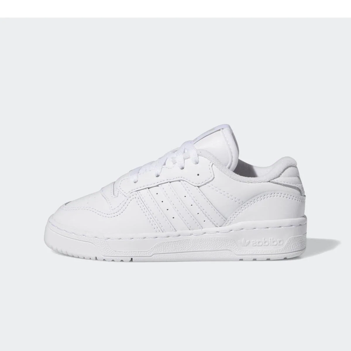 Overkicks - Adidas Rivalry Low Cloud White Grey (PS) (IF5246) - vista lateral