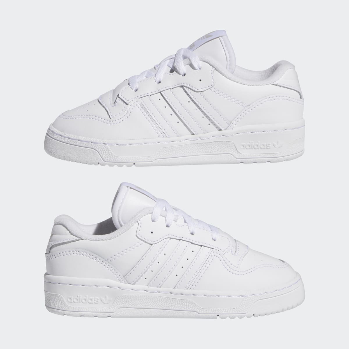 Overkicks - Adidas Rivalry Low Cloud White Grey (PS) (IF5246) - imagen 7