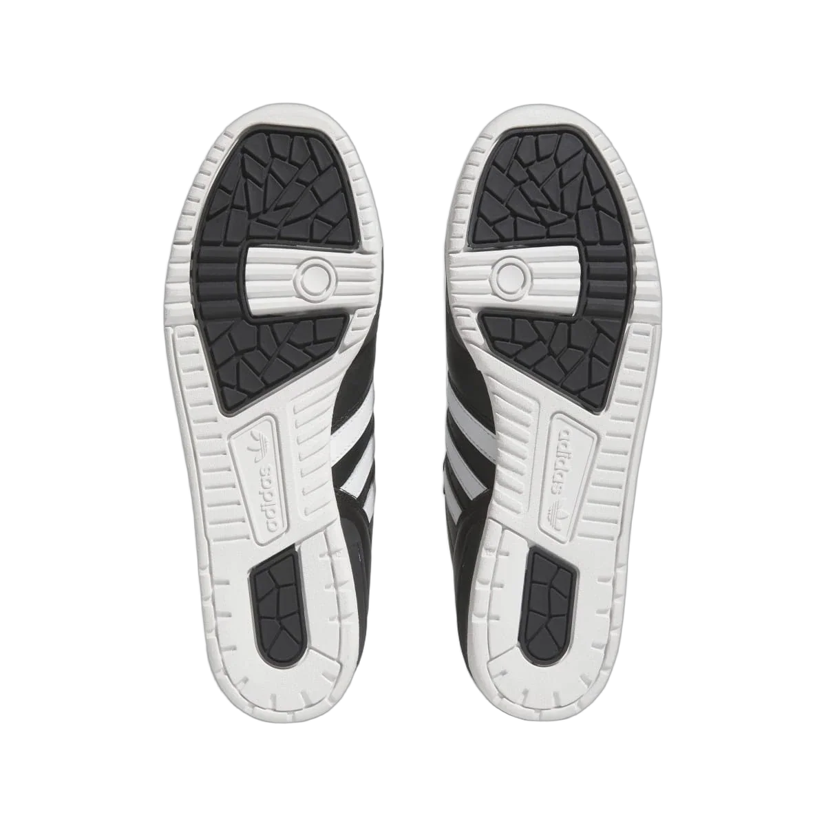 Overkicks - Adidas Rivalry Low Core Black Cloud White (FZ6327) - par completo