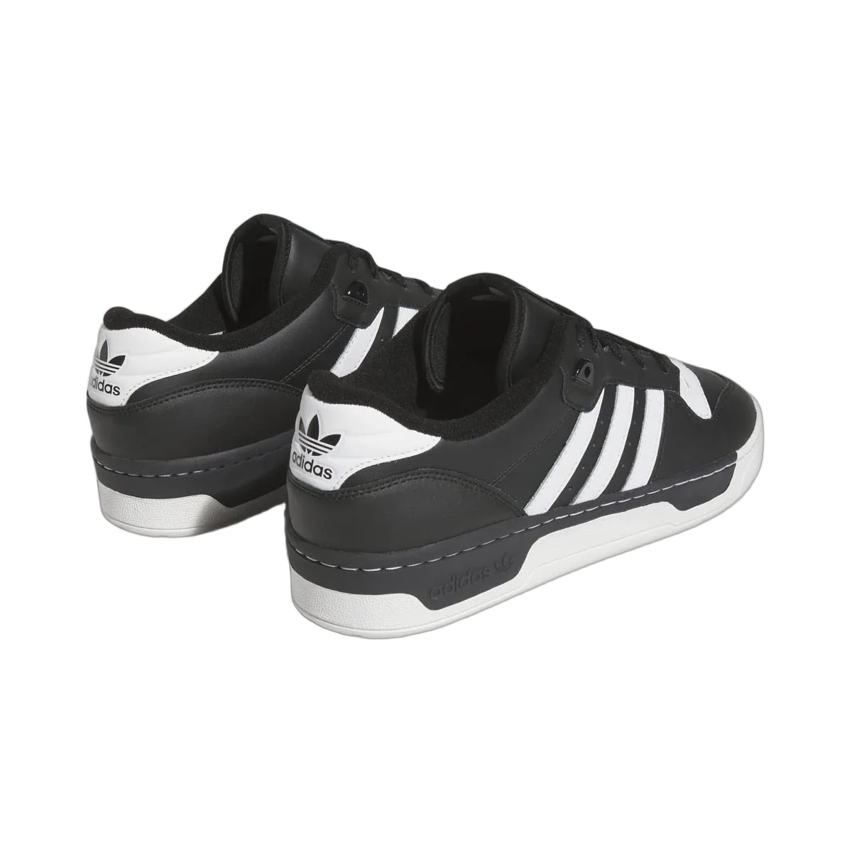 Overkicks - Adidas Rivalry Low Core Black Cloud White (FZ6327) - vista superior