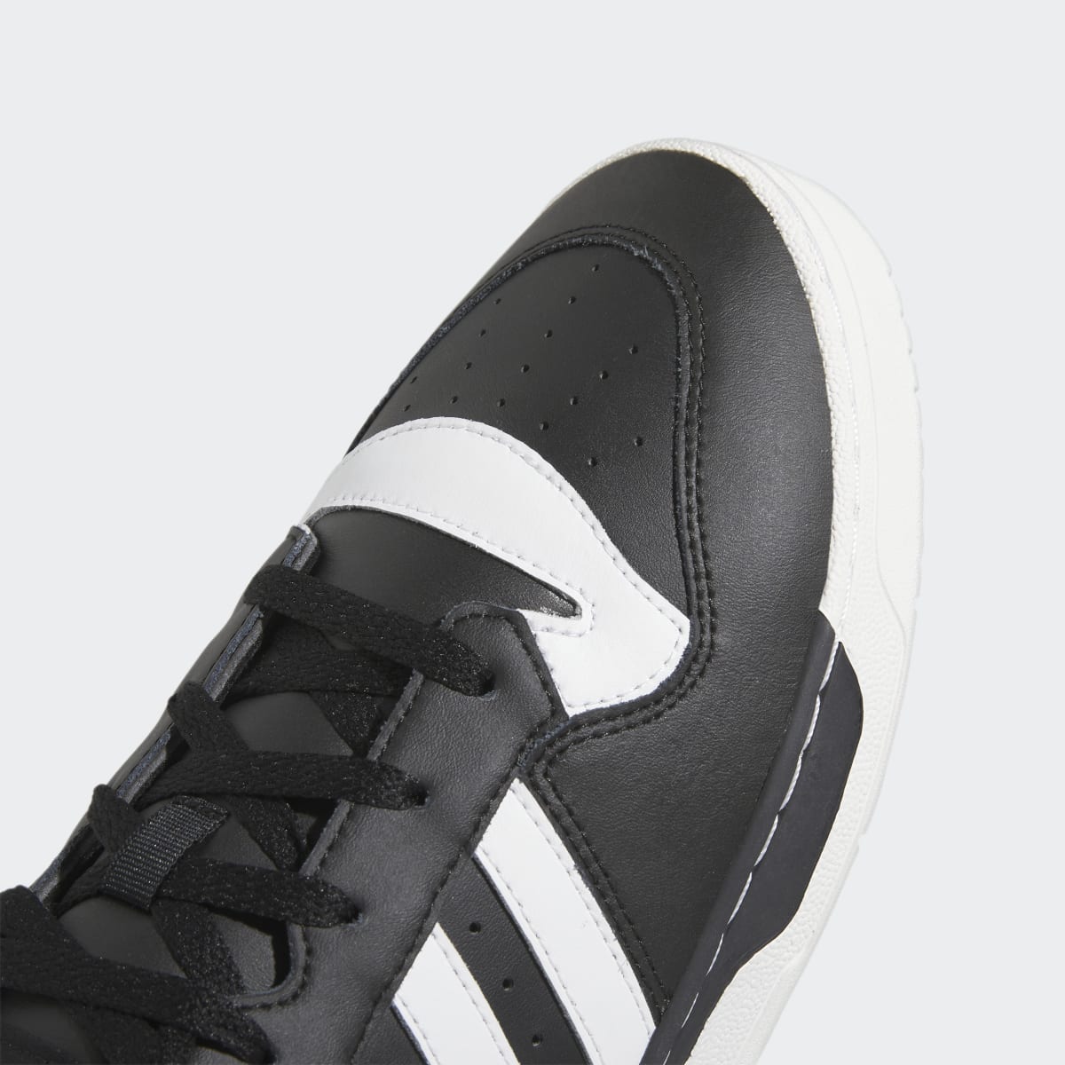 Overkicks - Adidas Rivalry Low Core Black Cloud White (FZ6327) - detalle