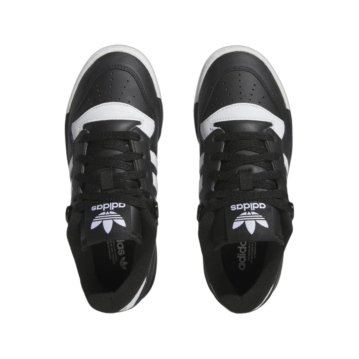 Overkicks - Adidas Rivalry Low Core Black Cloud White (GS) (IF5245) - imagen 2