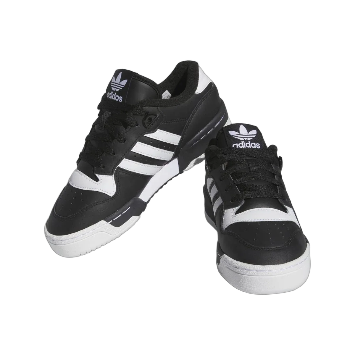 Overkicks - Adidas Rivalry Low Core Black Cloud White (GS) (IF5245) - imagen 4