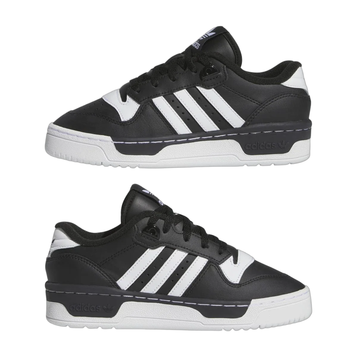 Overkicks - Adidas Rivalry Low Core Black Cloud White (GS) (IF5245) - imagen 7