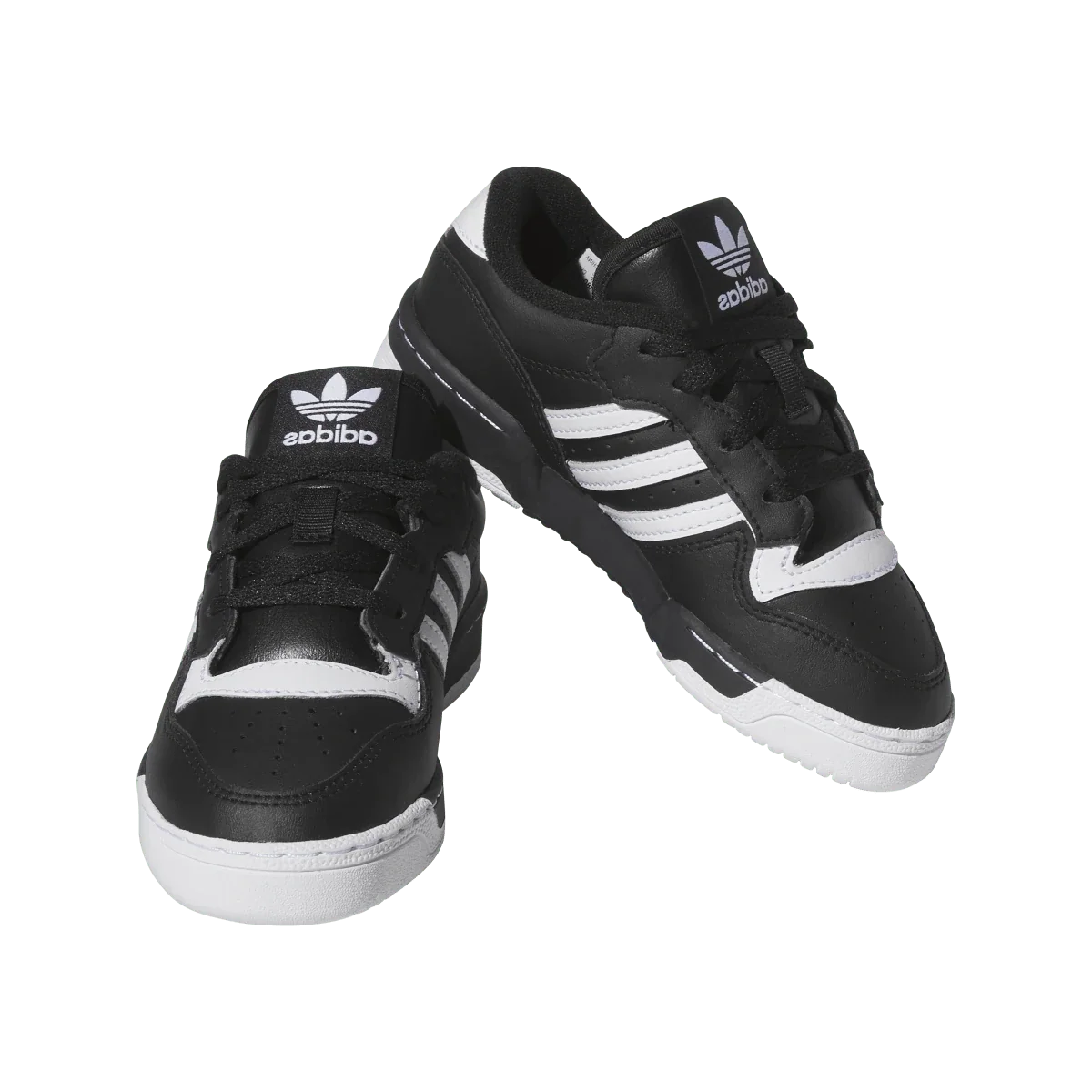 Overkicks - Adidas Rivalry Low Core Black Cloud White (PS) (IF5248) - imagen 2