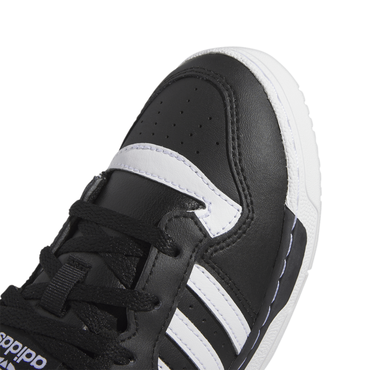 Overkicks - Adidas Rivalry Low Core Black Cloud White (PS) (IF5248) - imagen 7