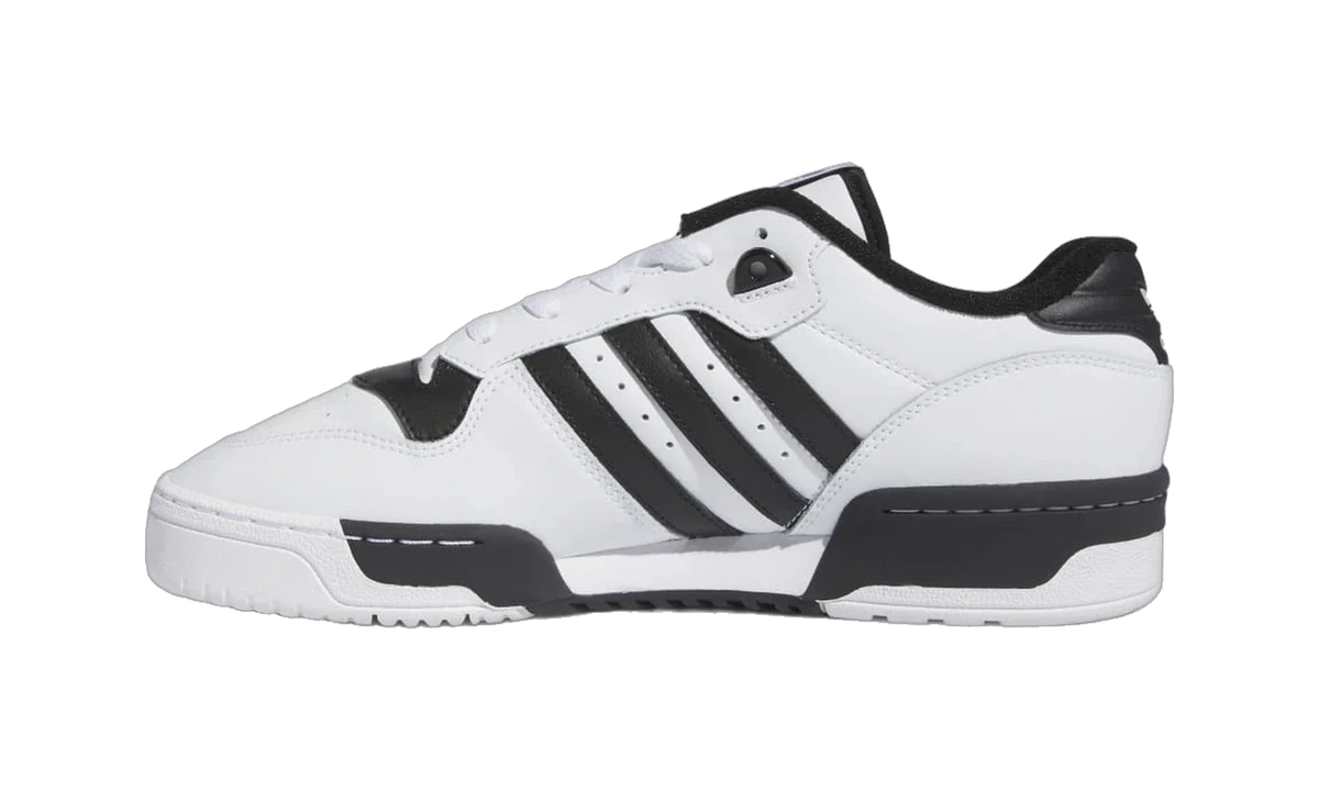 Overkicks - Adidas Rivalry Low White Core Black (IG1474) - detalle talon