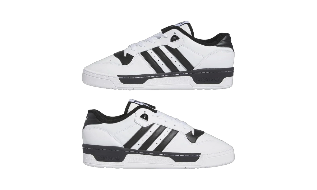 Overkicks - Adidas Rivalry Low White Core Black (IG1474) - detalle lateral interior