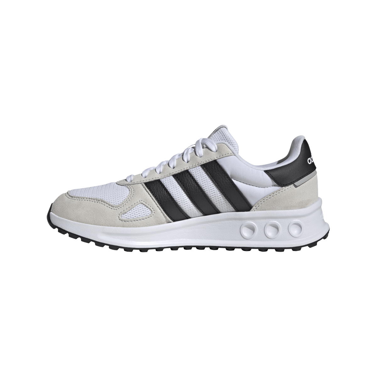 Overkicks - Adidas Run 84 White Black Crystal White (IH8612) - detalle talon