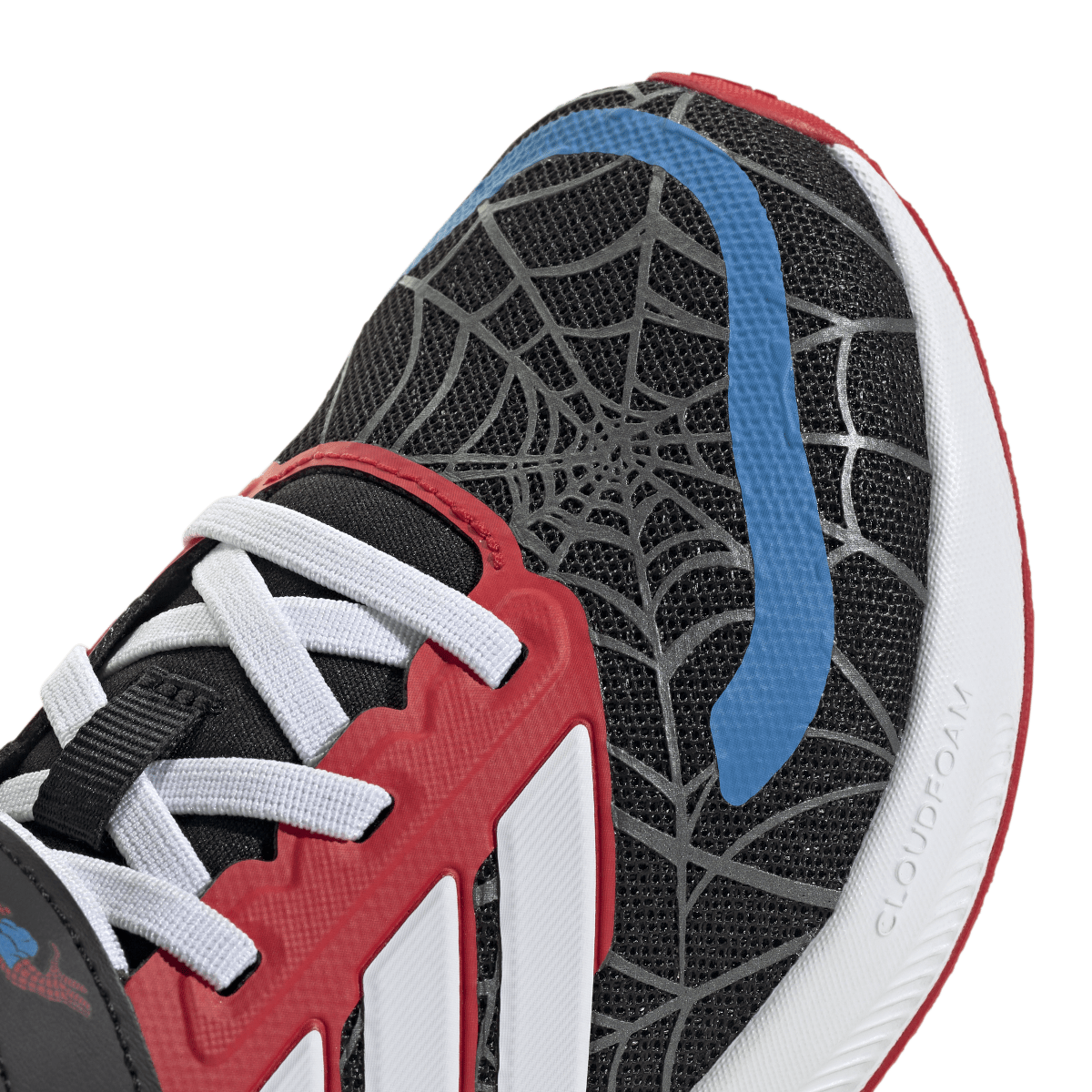Overkicks - Adidas Runfalcon Spider-Man Core Black Cloud White Pure Ruby (PS) (JR5660) - imagen 7