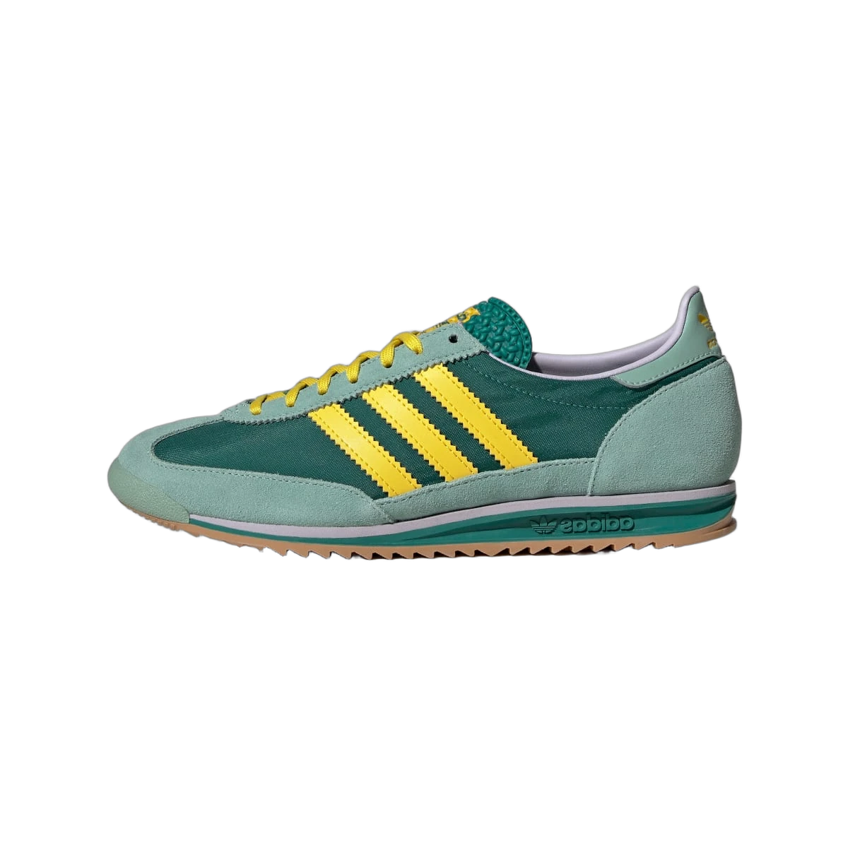 Overkicks - Adidas SL 72 Active Green Yellow (JH7391) - vista lateral