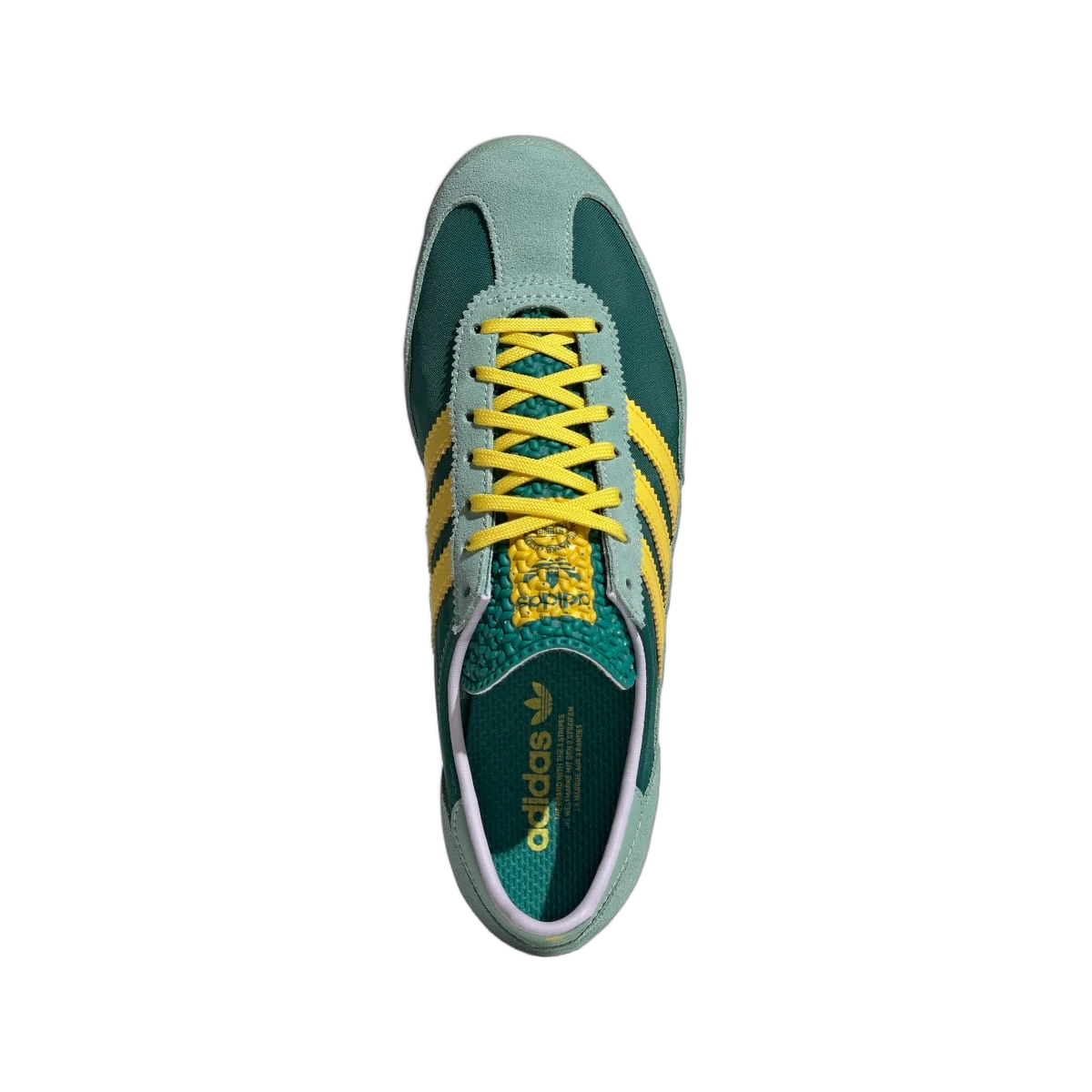 Overkicks - Adidas SL 72 Active Green Yellow (JH7391) - vista trasera