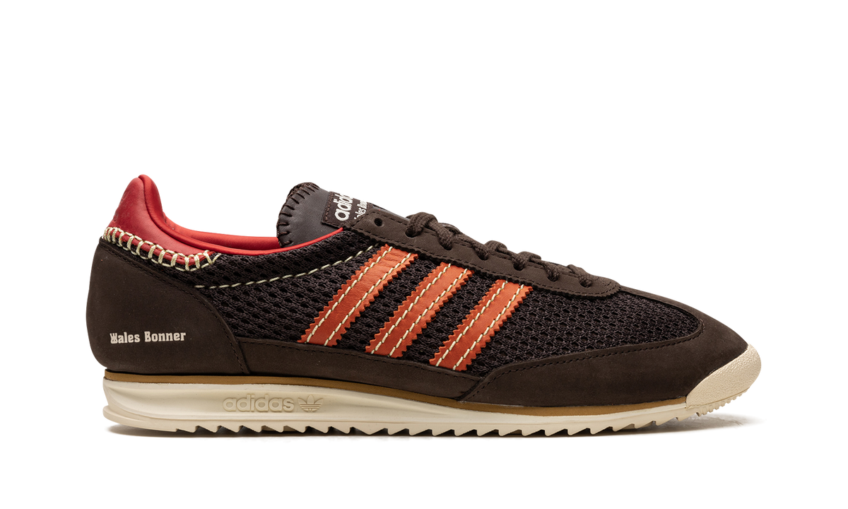 Overkicks - Adidas SL 72 Knit Wales Bonner Brown (IE1664) - detalle talón