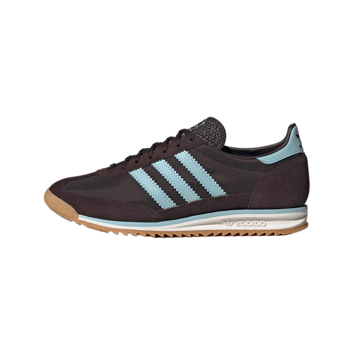 Overkicks - Adidas SL 72 OG Aurora Coffee Icey Blue (IH4521) - vista lateral