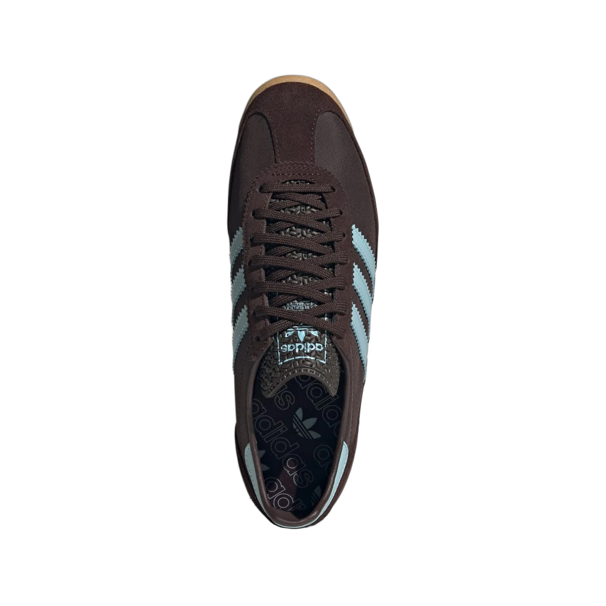 Overkicks - Adidas SL 72 OG Aurora Coffee Icey Blue (IH4521) - vista trasera