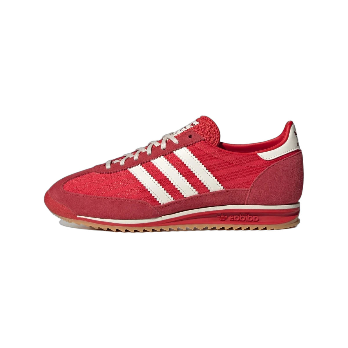 Overkicks - Adidas SL 72 OG Better Scarlet Cream White Gum (JQ8315) - vista lateral