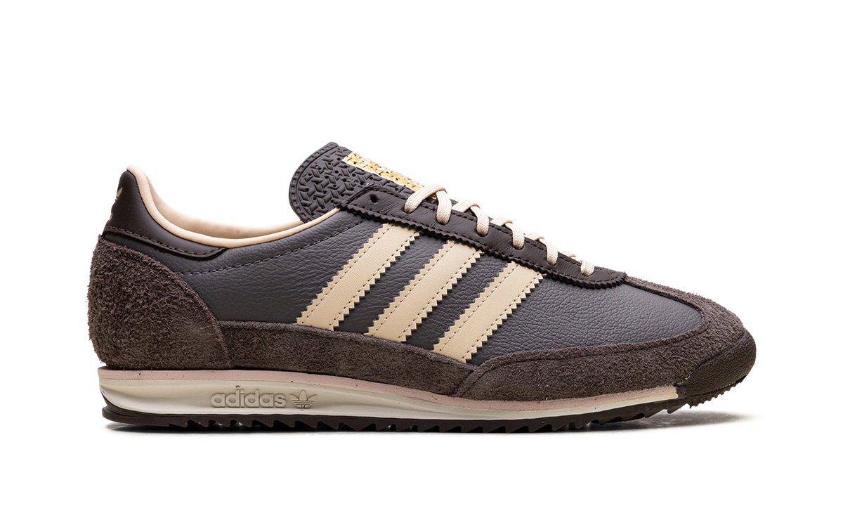 Overkicks - Adidas SL 72 OG Charcoal Crystal Sand Brown (IF1937) - detalle talón