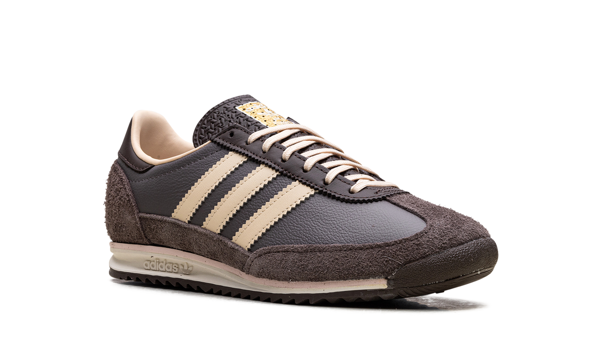 Overkicks - Adidas SL 72 OG Charcoal Crystal Sand Brown (IF1937) - detalle lateral interior