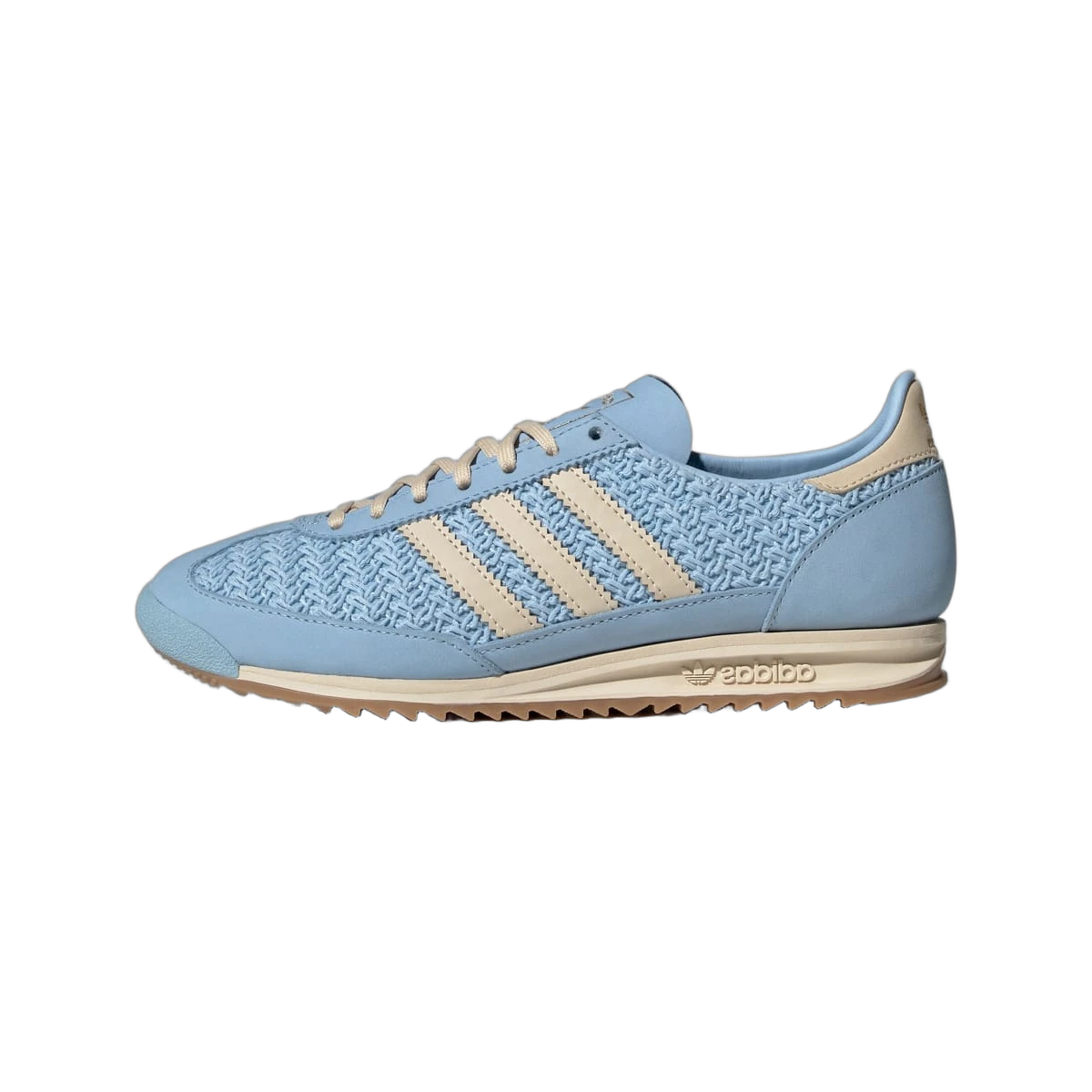 Overkicks - Adidas SL 72 OG Clear Sky Sand Strata Cream White (JR4230) - vista lateral