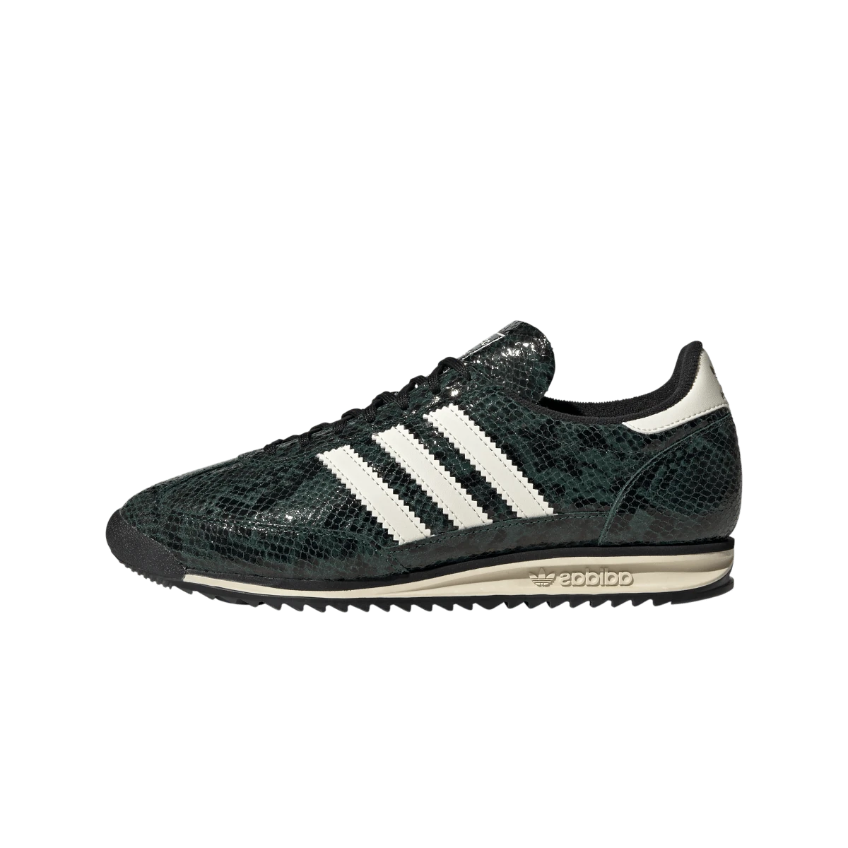 Overkicks - Adidas SL 72 OG Collegiate Green Snakeskin (JS3982) - vista lateral